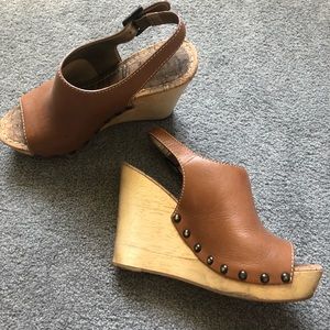 Sam Edelman wedge sandals. Size 8